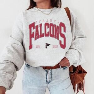1965 Atlanta Falcon Logo N Fl Nut Meg Sweatshirt